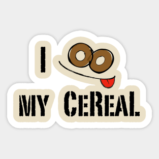 Love My Cereal Sticker